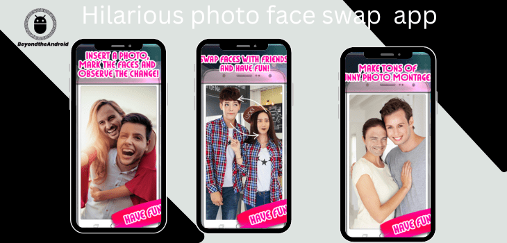 Hilarious photo face swap app.
