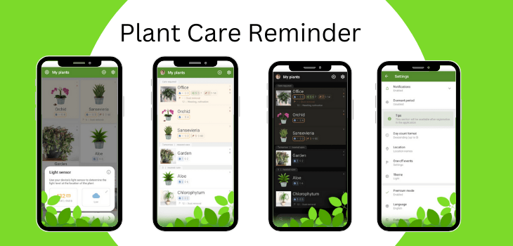 Plant Care Reminder one of the best gardening apps.
